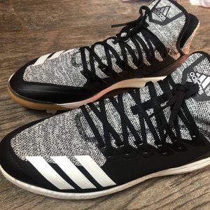 Adidas Icon 4 Boost Black White Metal Baseball